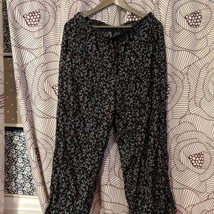 uniqlo wide leg lounge pant